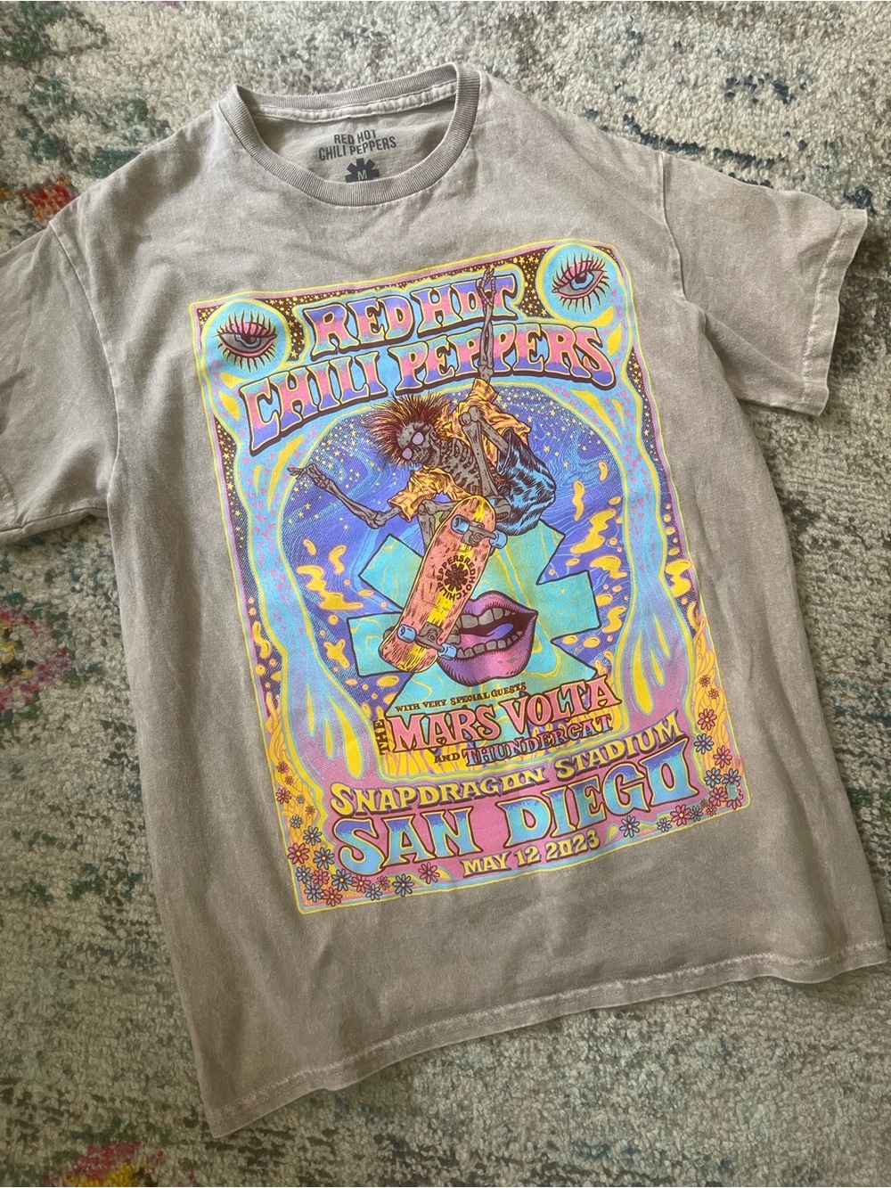 Red Hot Chili Peppers San Diego Graphic Tee - Grey